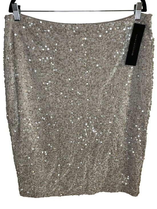 Donna Karan Dresses & Skirts - Donna Karan Sequin Embellished Pencil Skirt Beige Size 8 MSRP$139 NWT